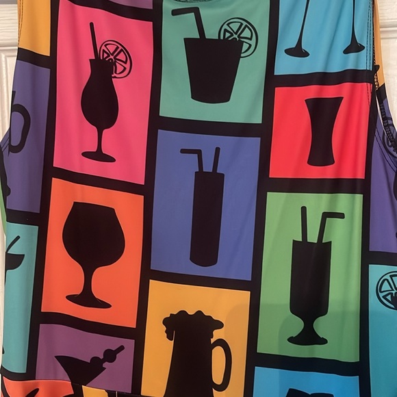 Fun Cocktail print dress - Picture 3 of 4